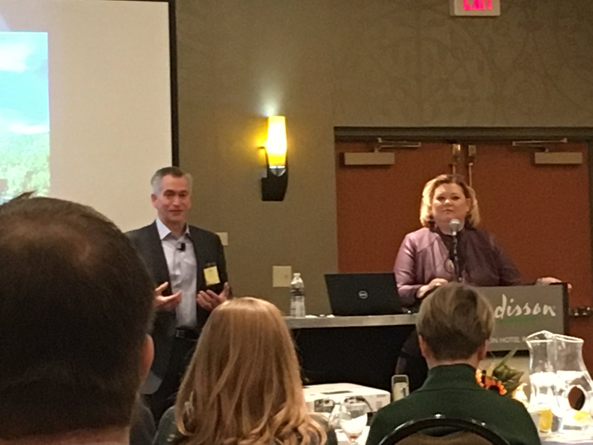 MNagriculture's tweet photo. Annual @UMNCTS Freight & Logistics Symposium addresses rapid changes in transportation industry with implications for ag shippers. Gina Baas and David Wangler presenting at Radisson in MPLS. #mnag #freightsym https://t.co/P8lCr5sXcM