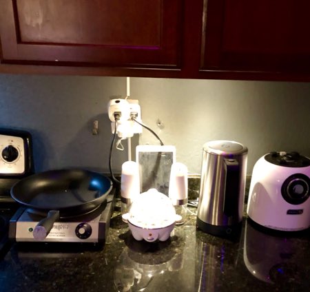 meemosito's tweet photo. Besides @Smarter_AM #ikettle can make you a cup of tea, @Pantelligent #smartpan can help you prepare a meal with its auto pilot feature using @belkin switch #GrawiSmartHome https://t.co/ILJn64D4h8
