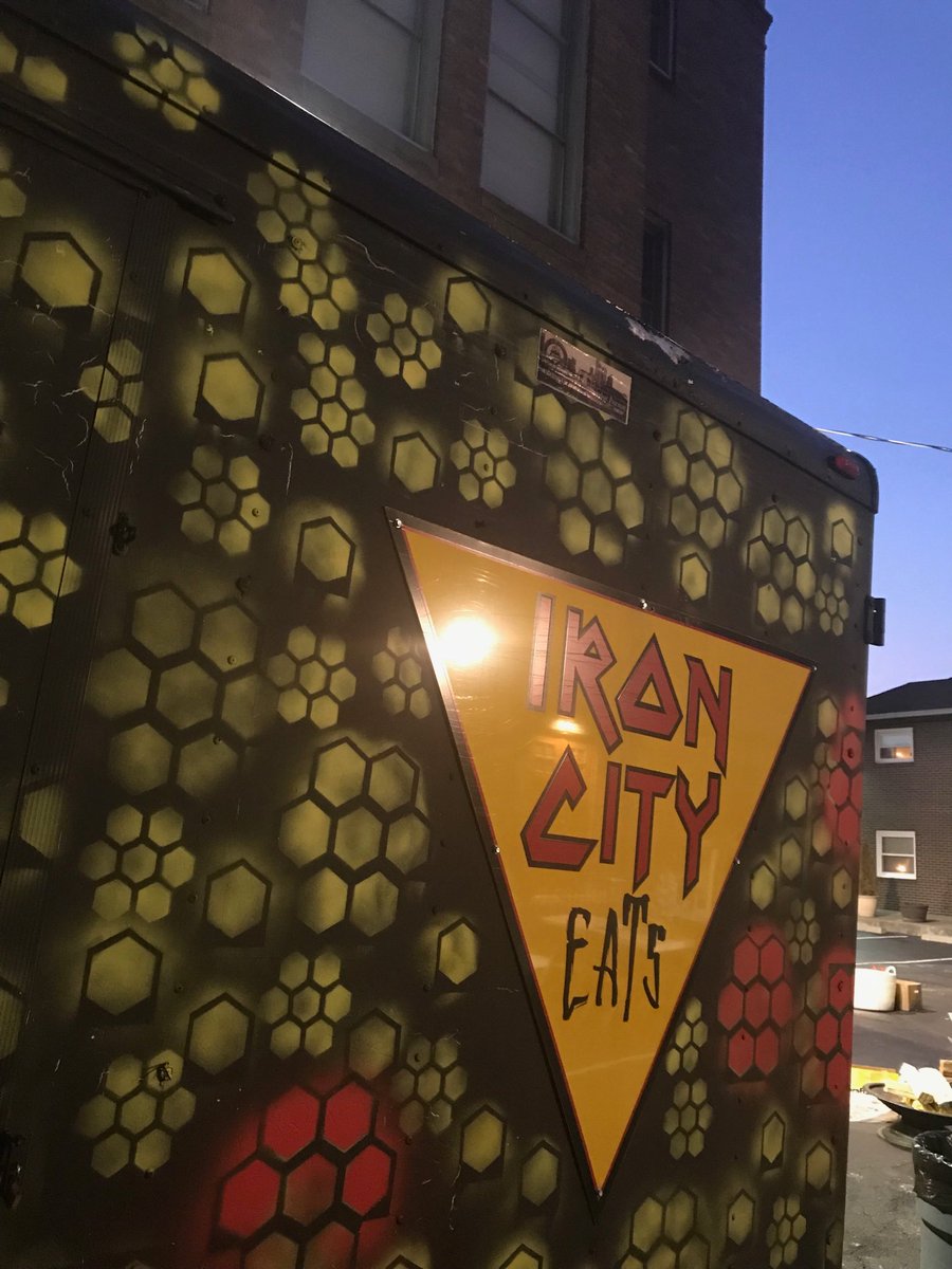 We are at St. Rosalia’s Elementary school in Greenfield for the holiday parade come join us! #ironcityeats