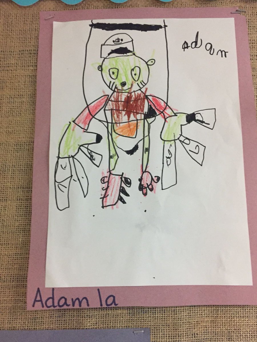 WBurghPrimary's tweet photo. P1 read The Fourth Bonniest Baby in Dundee and drew their own bonnie babies. They are beautiful! Well done P1! #BookWeekScot #WillybugsRead https://t.co/r4GFakcEXD