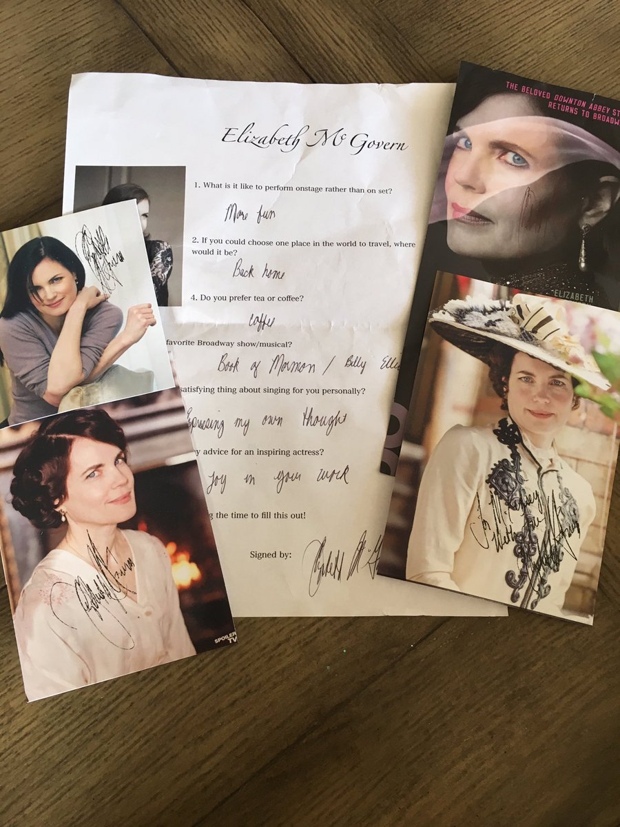 ladycoracrawley's tweet photo. Thank you, @ElizabethMcGov! I'm beyond grateful for your reply! I hope you liked your gift. 😉❤️ https://t.co/PeeMTFVB2J