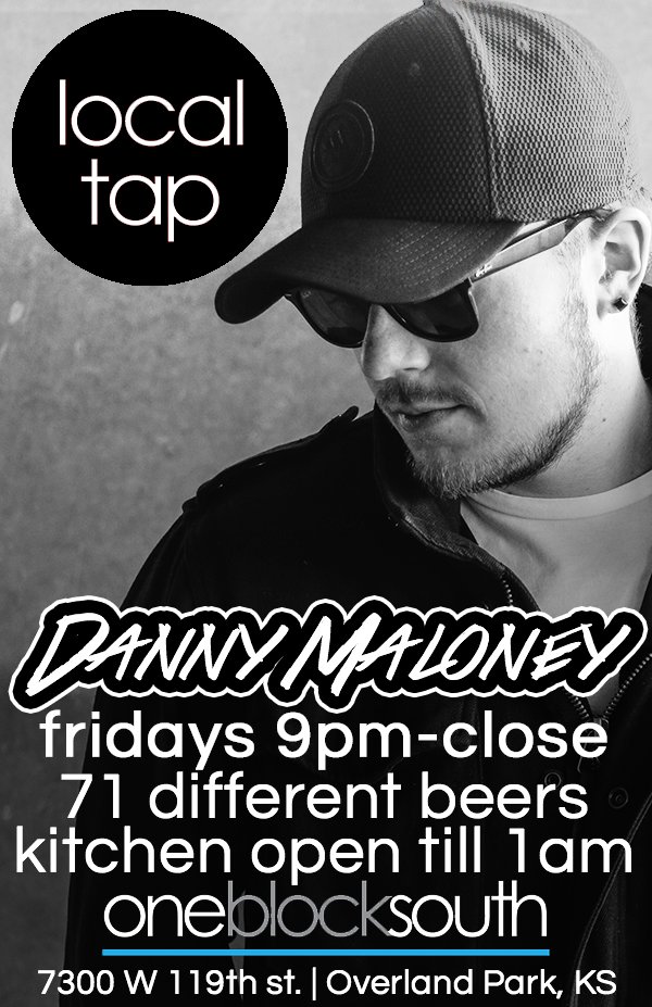 OneBlockSouthKC's tweet photo. ::TONIGHT:: Kick it with #LocalTap #brewcrew  with DJ @DannyMaloneyKC LIVE in mix at 10pm!

See ya tonight #KC https://t.co/6Bwn8hmYvd