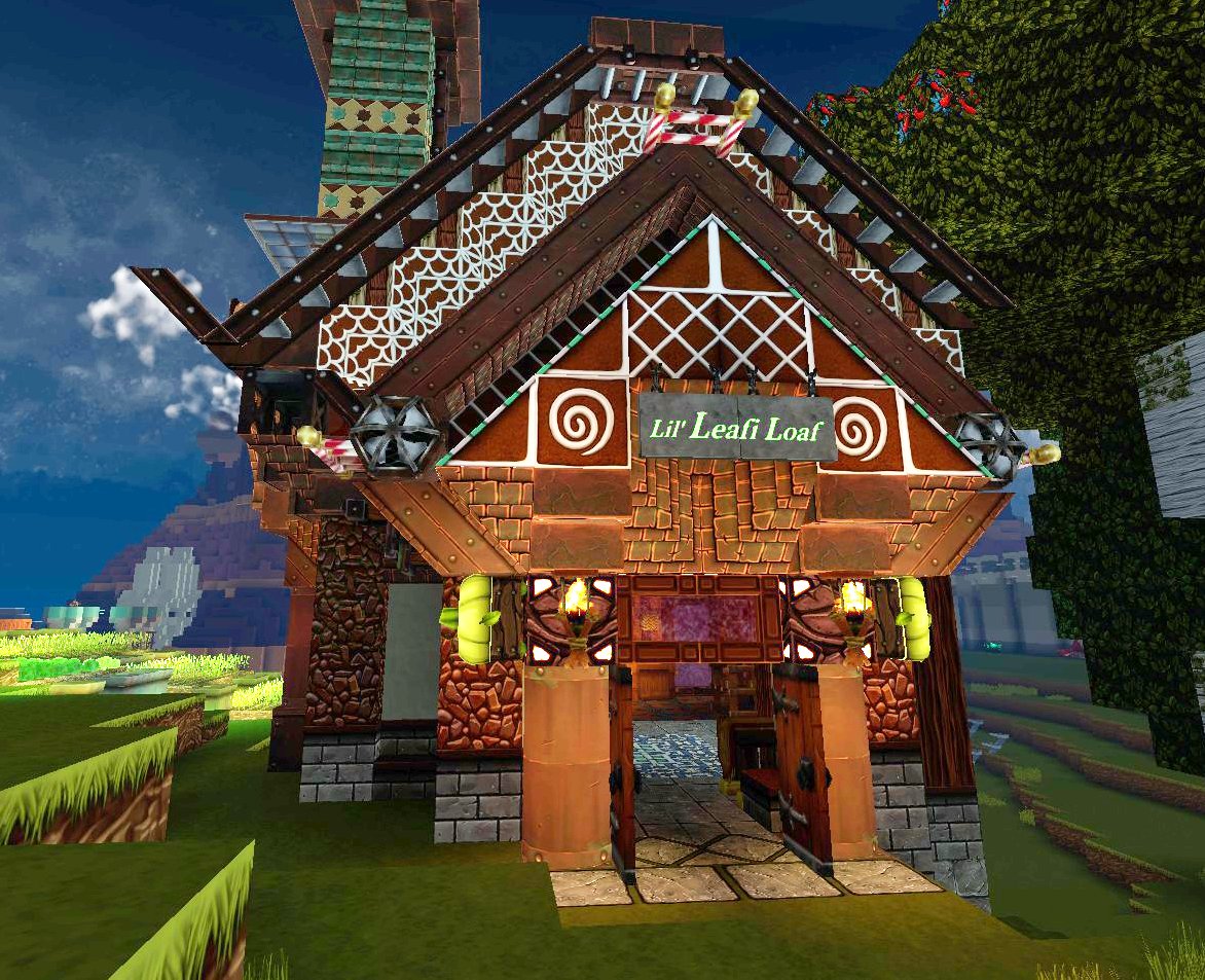 creativersegame's tweet photo. We're kicking off the holidays this #screenshotsaturday with player albtraumapostel's awesome seasonal bakery build! https://t.co/9u2sZLasKd