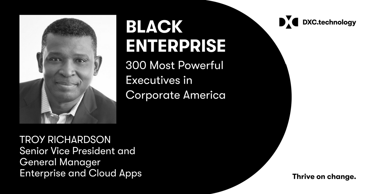 Congratulations to our Sr. VP/GM, Enterprise &amp; Cloud Apps, Troy Richardson, for making <a href="/blackenterprise/">Black Enterprise</a>’s list of 300 Most Powerful Executives in Corporate America! bit.ly/2j90F2p