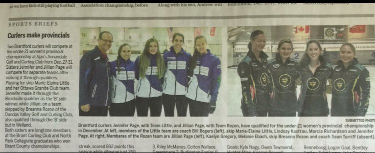 A little article from Branford, lucky to have one of the Page twins on our team :)
