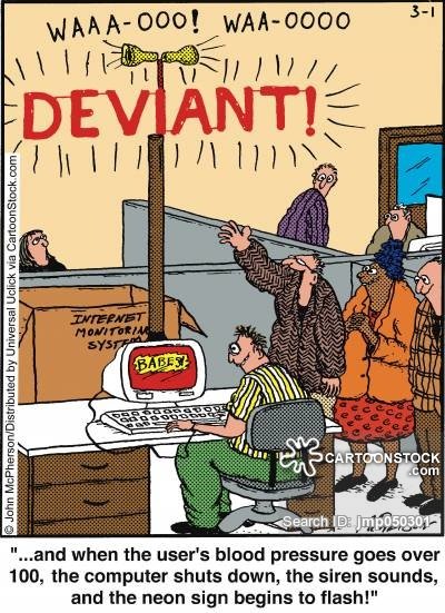 Lumamaster's tweet photo. @SociologyTheory #soc007 A humorous picture illustrating how even very trivial acts in society can be seen as deviant https://t.co/m7tHMurgGh
