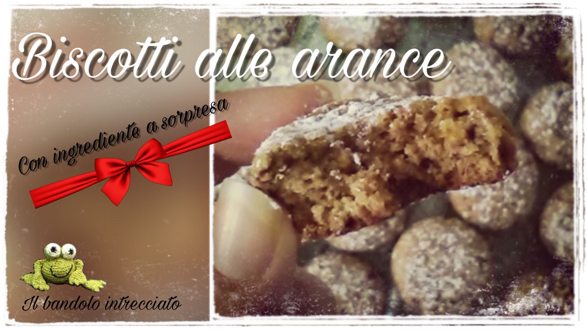 raggiodisole75's tweet photo. Nuovo #videoricetta #biscotti #arancie #cioccolato #vegan #youtube @trovaricetta @trovaricettanet #guardailvideo >>> https://t.co/f1nwzN1Bn9 https://t.co/nHMksIrz0G