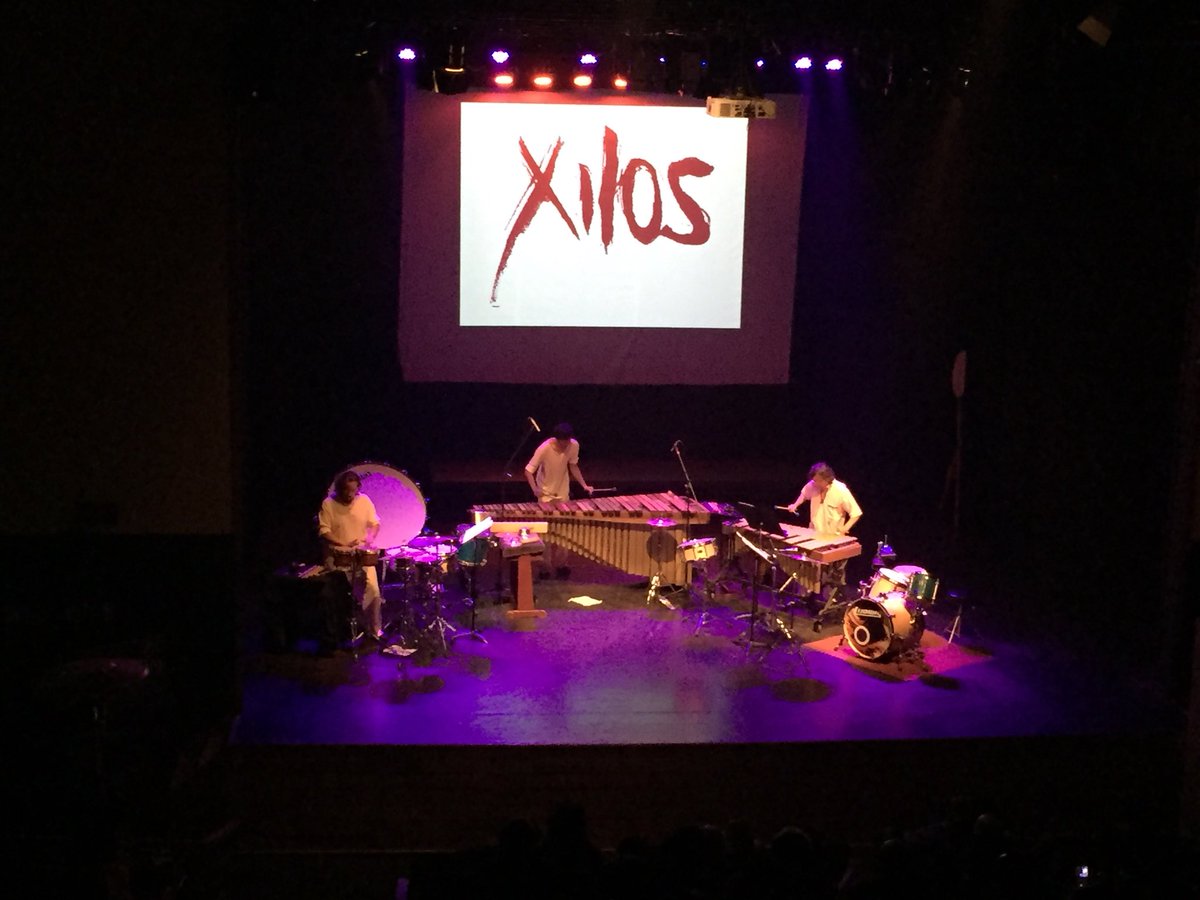FestPercusion's tweet photo. #Ahora Ensamble Xilos, se presenta en el Festival de Percusión #Coyhaique. Estamos en el Centro Cultural! https://t.co/yz47Hkhudh