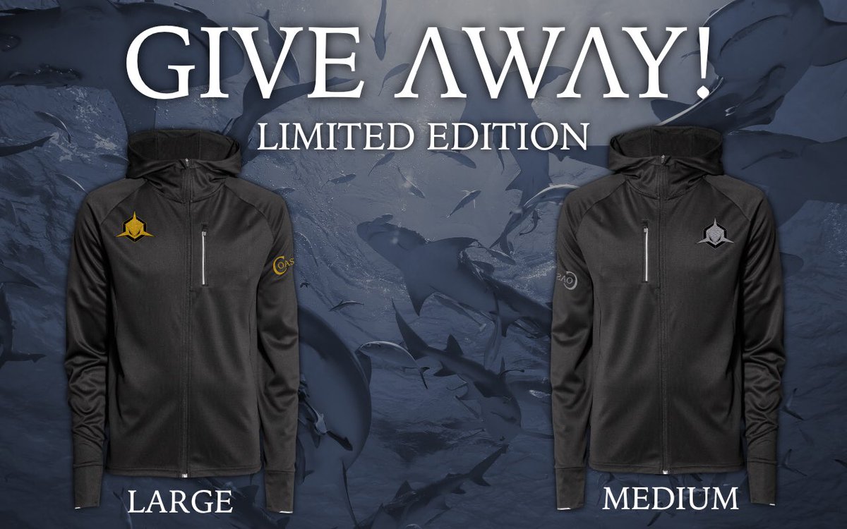 ClothingbyCS's tweet photo. Coast Shark Giveaway is finally here for launch date countdown.🦈
Limited Edition running sweater with embroidered Gold and Silver Branding!
🥇Here’s how to get in:
1. Follow 2 out of the three SM pages: IG, Twitter, Facebook
2. Tag two friend in this post
Winner chosen 12-12-17 https://t.co/sG3LSXNig8