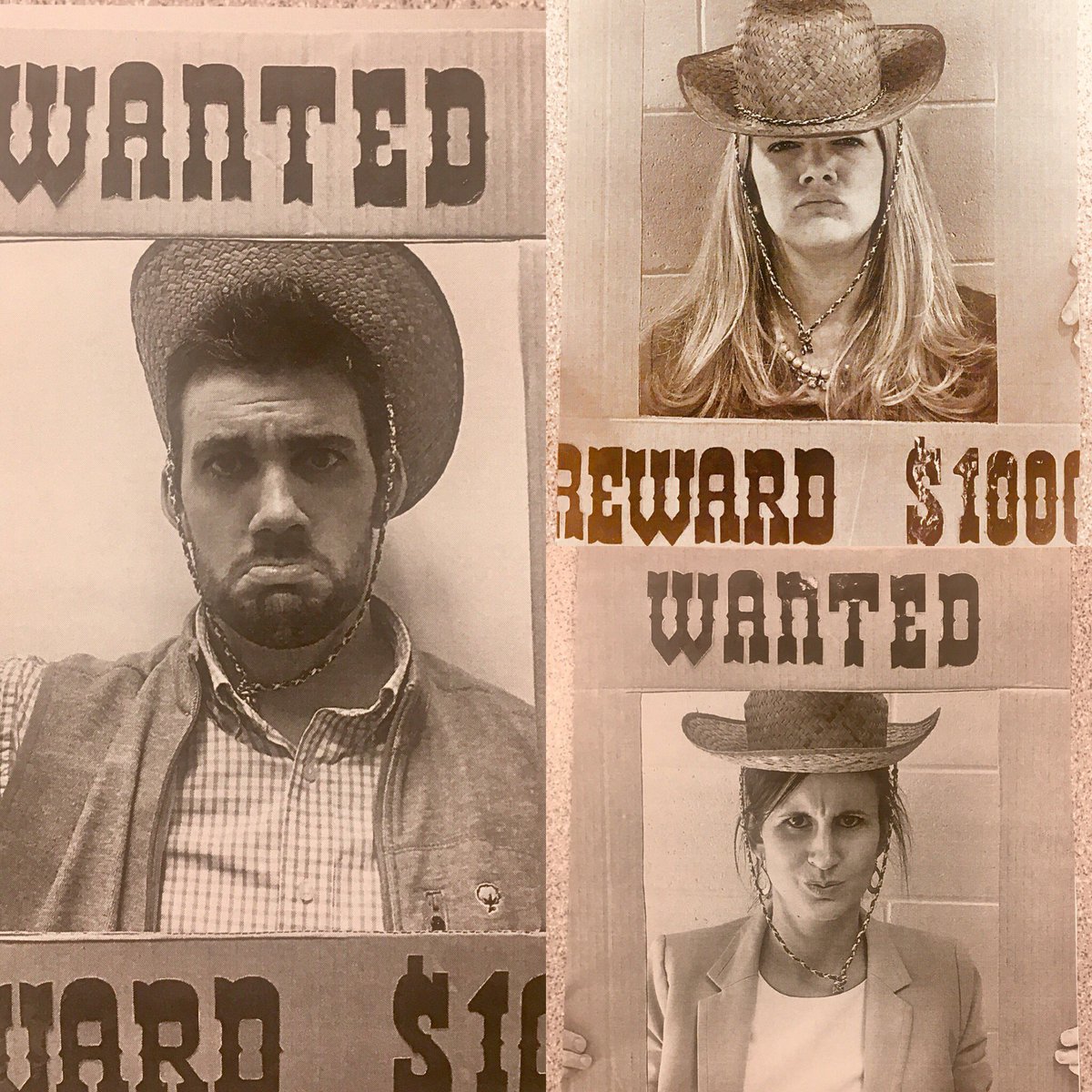 KerryBayens's tweet photo. WANTED: Approach these 3 outlaws with caution...armed with tons of energy and considered extremely #INCREDIBLE!!! #WildWestWeek #MESrocks #MESpre-k https://t.co/QPhjxwq9xR