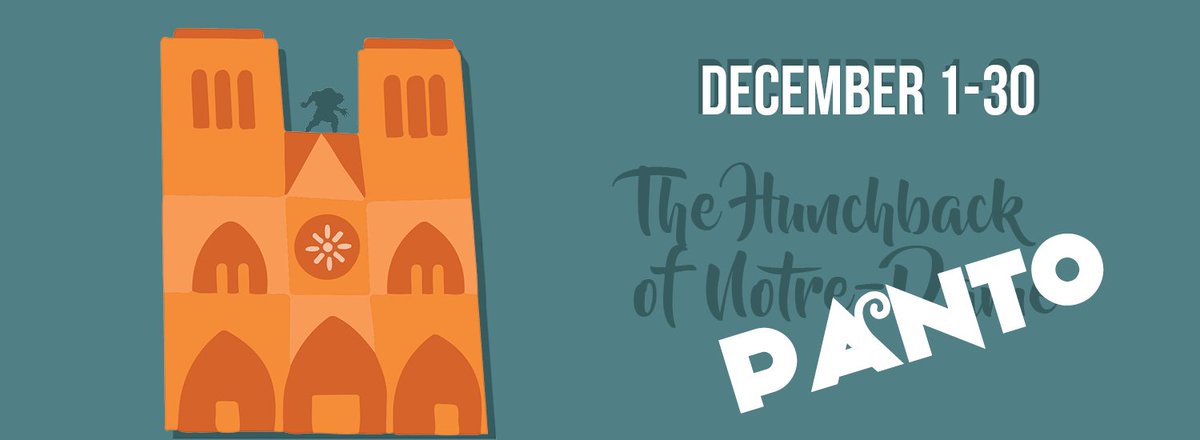 artslandiayvr's tweet photo. "The Hunchback and the realm of pantomime collide in a glorious explosion of music and magic." The Hunchback of Notre-Dame Panto @WR_PlayersClub December 1–30. https://t.co/ldhEPgEDnD #yvr #WhiteRock https://t.co/YWpPzRh6zI