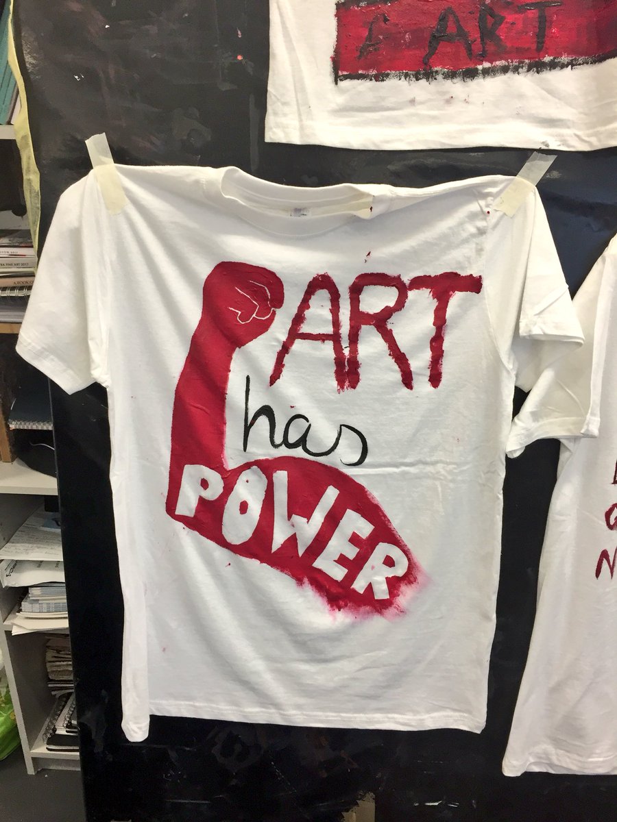 eprjcts's tweet photo. WE DO EXIST

And other awesome t-shirt policies made by @BOAVAD students as part of #policyshow with @PhillipsCiara @_RehanaZaman @keep_it_complex https://t.co/xTZqOMA26y
