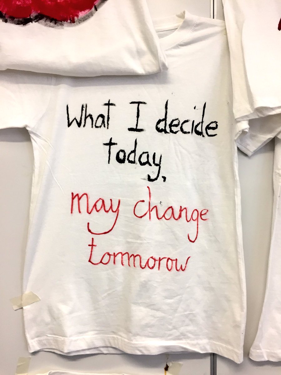 eprjcts's tweet photo. WE DO EXIST

And other awesome t-shirt policies made by @BOAVAD students as part of #policyshow with @PhillipsCiara @_RehanaZaman @keep_it_complex https://t.co/xTZqOMA26y
