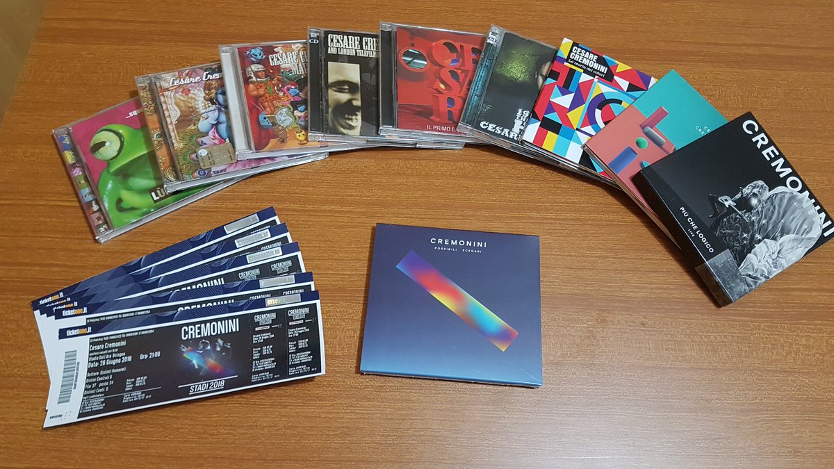 Antoniomoga_85's tweet photo. Con l'arrivo di oggi la tavola è apparecchiata per bene 😃 sarà dura aspettare fino a giugno @CremoniniCesare #PossibiliScenari #CremoniniStadi2018 https://t.co/PlrtcDCNjM