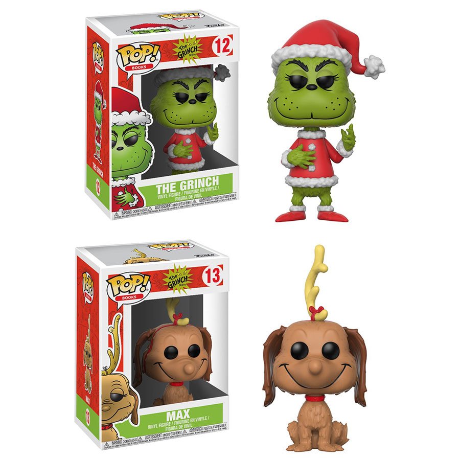 RT &amp; follow <a href="/OriginalFunko/">Funko</a> for the chance to win The Grinch and Max Pop! prize pack!