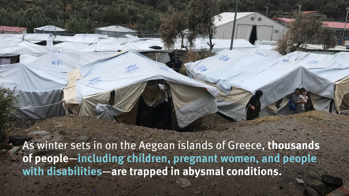 International Day of Persons with Disabilities is today. Refugees with disabilities stuck on Greek island hotspots can’t access basic services like toilets & showers. Urge #Greece to #opentheislands hrw.org/news/2017/12/0… #IDPD2017