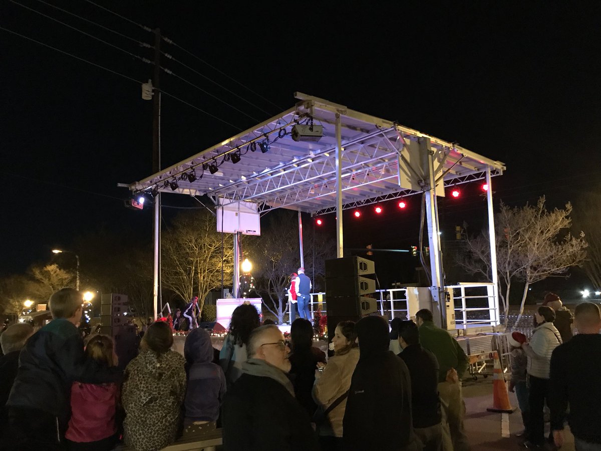 BVZuidema's tweet photo. We’re underway at the @TownofGarner #LightUpMain event kicking off the holiday season!  Good food and entertainment - come see us! https://t.co/85iBZKfqth