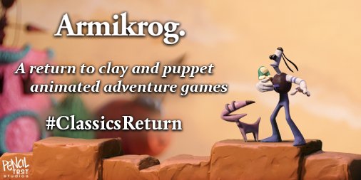 inXile entertainment (@inxile) on Twitter photo Great to have <a href="/TenNapel/">Douglas TenNapel</a> and the Pencil Test Studios roped into our #ClassicsReturn sale, with Armikrog, a game that harkens back to 1990's classic The Neverhood! If you like adventure games, this is one to check out!
store.steampowered.com/sale/theclassi… Great to have <a href="/TenNapel/">Douglas TenNapel</a> and the Pencil Test Studios roped into our #ClassicsReturn sale, with Armikrog, a game that harkens back to 1990's classic The Neverhood! If you like adventure games, this is one to check out!
store.steampowered.com/sale/theclassi…