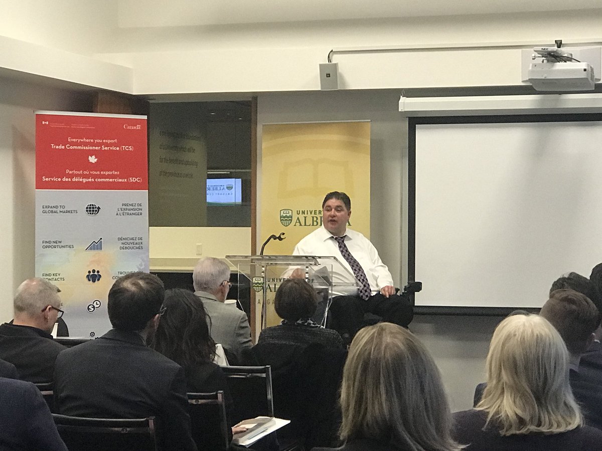 namitarai's tweet photo. "NAFTA can't be ripped up on a tweet" 

In 2016, Canada invested MORE in the US than they did #fact

Andrew Leslie and Kent Hehr PC MP #naftatownhall #nafta #uofa #yyc https://t.co/7iqSGfngMi