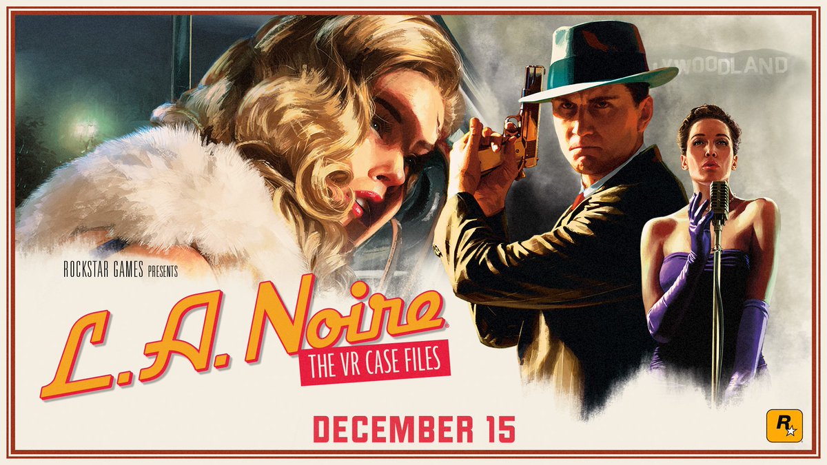 #LANoire: The VR Case Files Coming December 15
Pre-Order now on <a href="/steam_games/">Steam</a>: rsg.ms/6901589 
Also coming to @HTC Viveport. || #RockstarGames ||