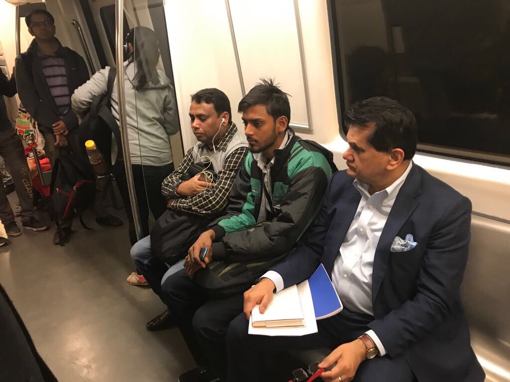 Had a wonderful experience travelling by metro from Gurgaon. Safest, fastest &amp; the most sustainable way to travel in Delhi!