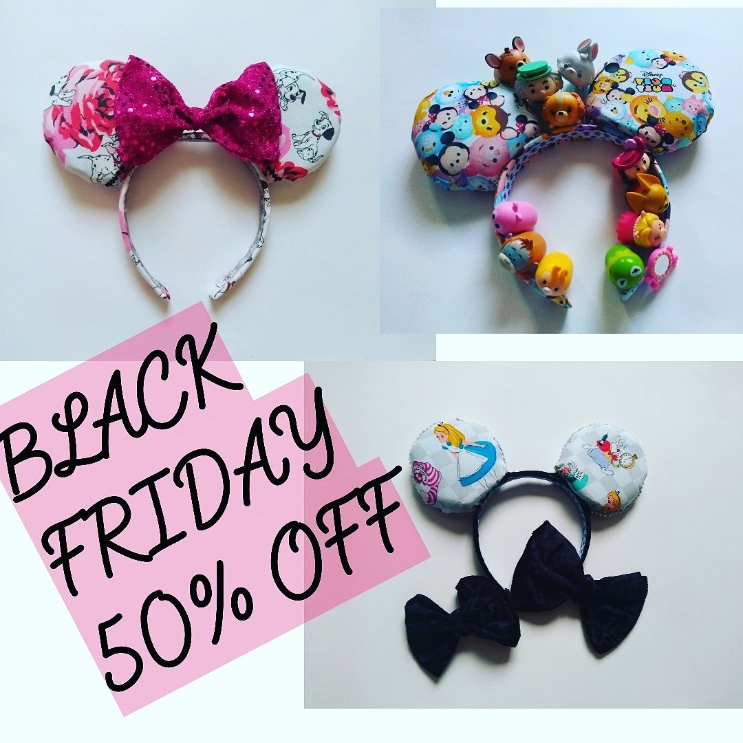 Elsasearempori1's tweet photo. Black Friday! Our Cath Kidston inspired ears and so much more are now 50% OFF! Plus a free gift when you order β€οΈπ°ππ #elsasearemporium #shopthemagic #etsyseller #blackfriday2017 #Disney #shareyourears #wdw https://t.co/hnWmuH468K