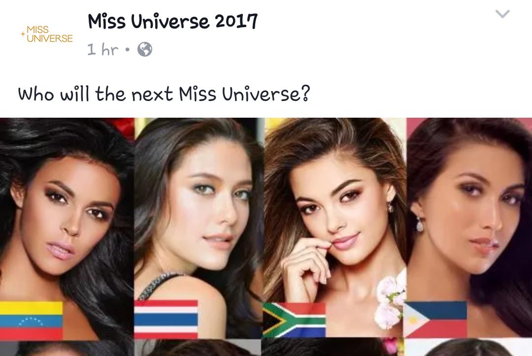 NLeen123's tweet photo. Sympre bayanihan #MissUniverse 
#Philippines https://t.co/RTC8ldpTmN