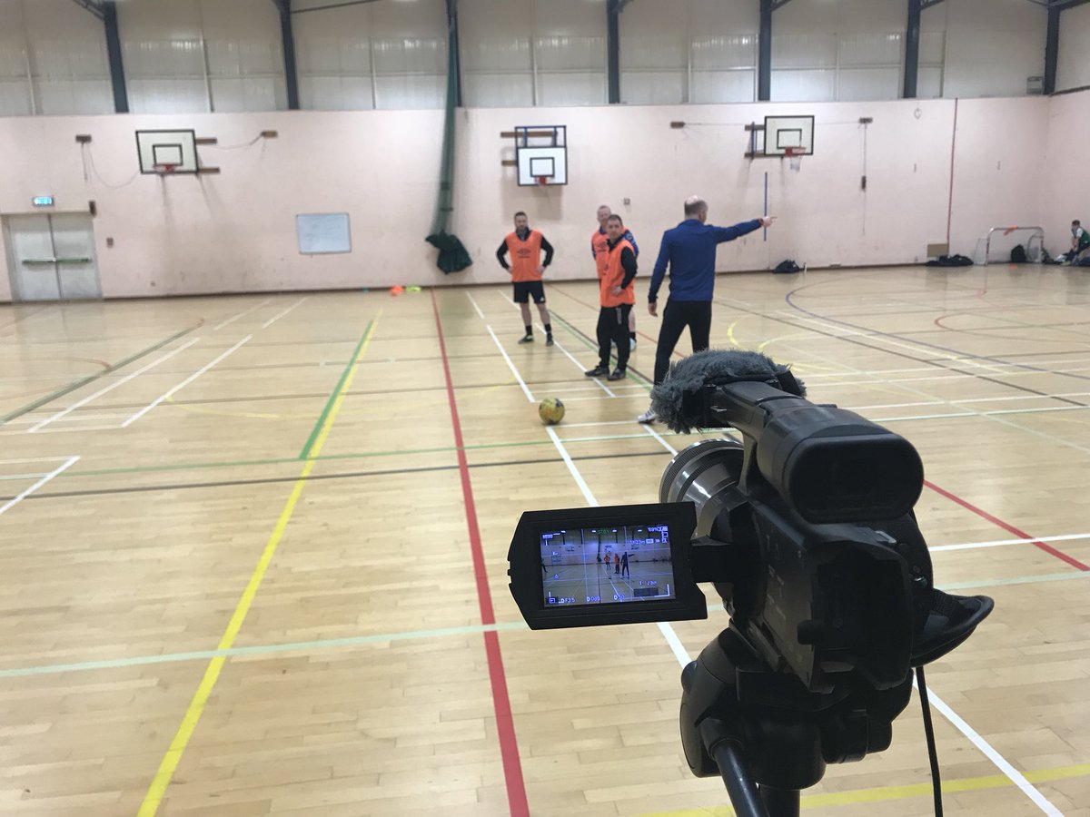 heartscoaching's tweet image. We’re out in Penicuik tonight filming our Street Games in service with @ch4lkster! Around 40 coaches in attendance! Great to see so many eager coaches embracing street football!⚽️ #PlayTheGame