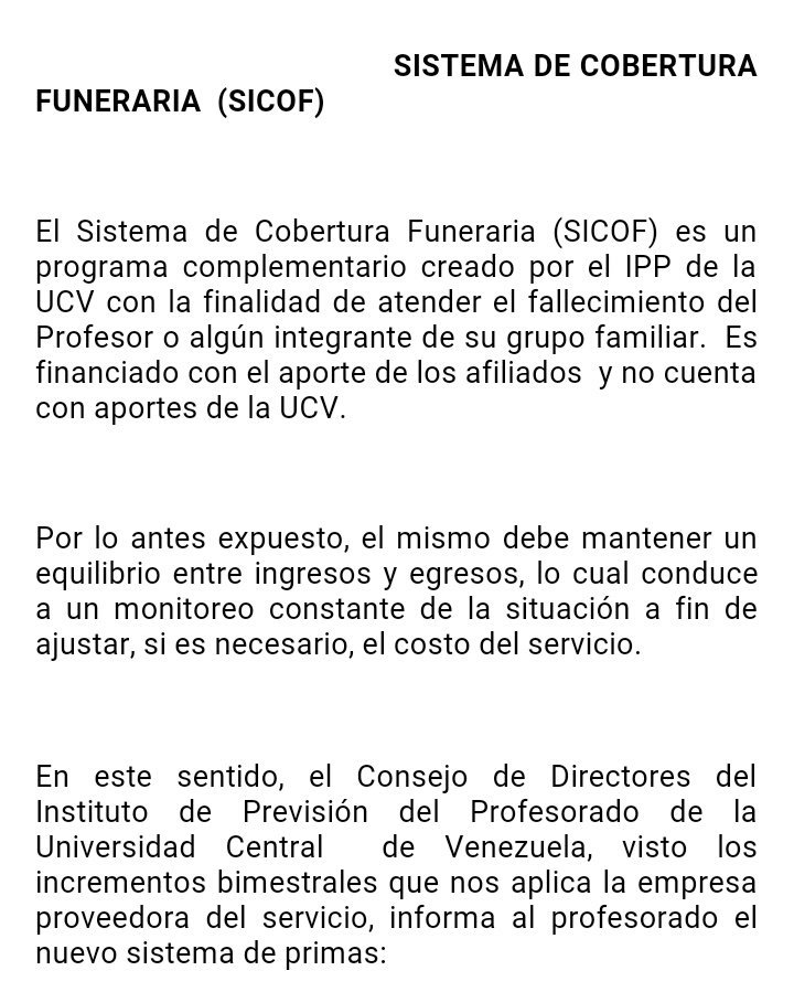 APUCV's tweet photo. #APUCVinforma sobre sistema de cobertura funeraria #SICOF https://t.co/UZzlIYsqqd