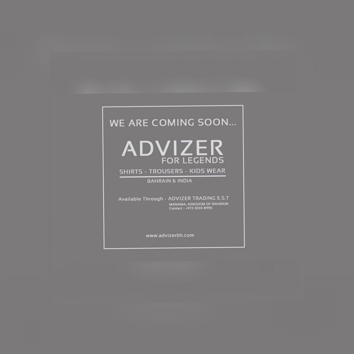 Our new venture in Bahrain #ADVIZER_FOR_LEGENDS