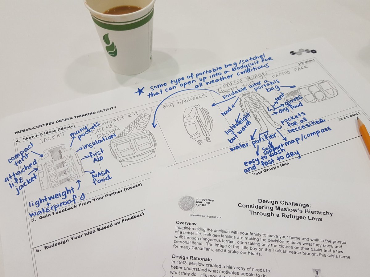annallune's tweet photo. Human centered design thinking at Makers Day. @UBCedO @UBCOILC @ita_bc @FISA_BC  #collaboration #fisabc #design https://t.co/swMdyWM27M