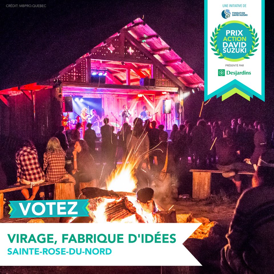 Nous sommes FINALISTES pour le #PrixAction <a href="/FondDavidSuzuki/">FondationDavidSuzuki</a>
VOTEZ pour nous! goo.gl/ceS597