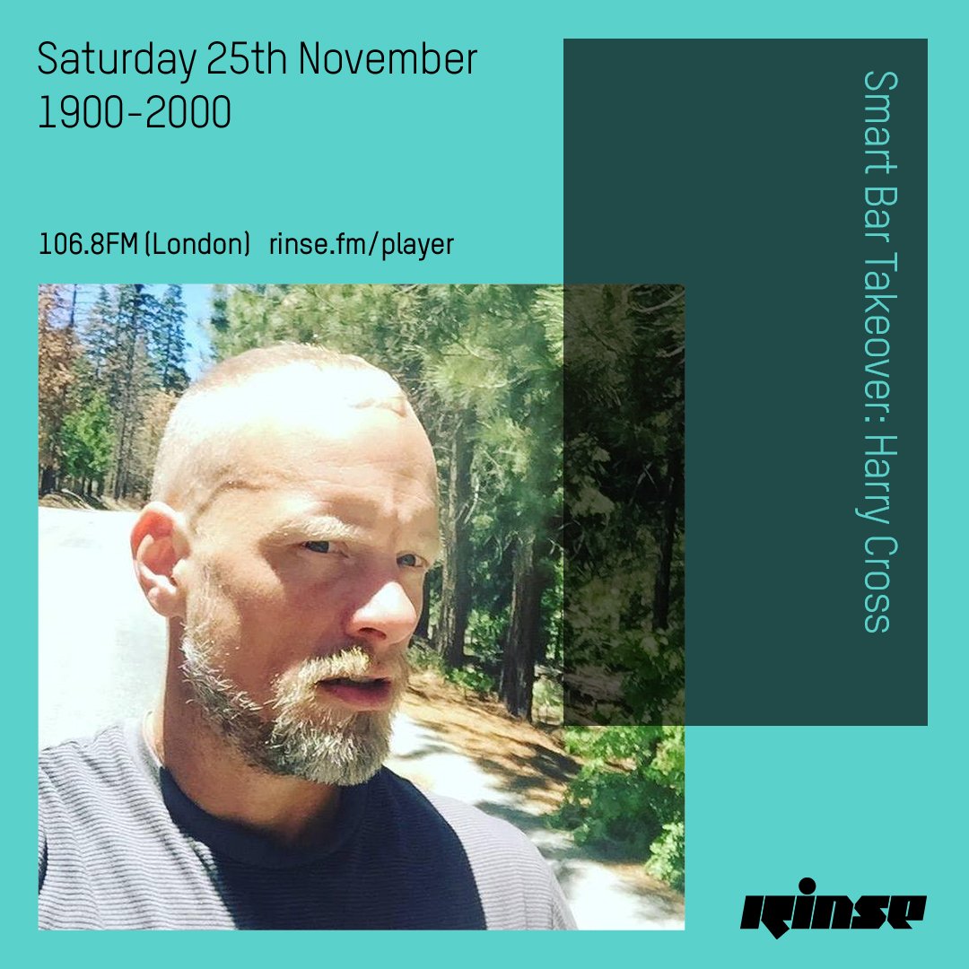 RinseFM's tweet photo. Up next it's #HarryCross for the @SmartBar Takeover on https://t.co/Q0ed1kLtwe | 106.8FM https://t.co/YT5fYQ0go7