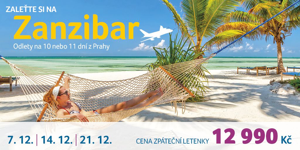 ckbluestyle's tweet photo. POZOR: Máme pro vás zpáteční #letenky na #Zanzibar za skvělou cenu! Pokud máte o letenky zájem, napište nám na letenky@blue-style.cz. Ve zprávě prosím uveďte jména a data narození cestujících. Počet je omezený. Kdo dřív napíše, ten poletí... #akce #vylet #letime https://t.co/WqGb2IMxIw