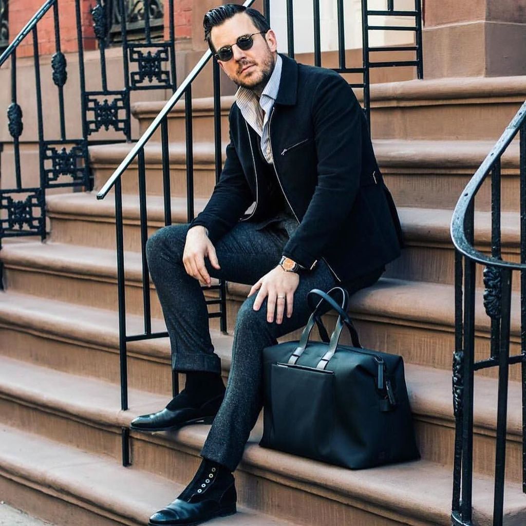 Today’s the last day to enter our biggest giveaway yet. Go to the link in our bio for a chance to win the following:

1) Marquis watch from Martenero
2) Prospect bomber jacket by <a href="/articlesofstyle/">Articles of Style</a>
3) Weekender bag by <a href="/troubadourgoods/">Troubadour</a>
4) Calf/Suede boots by @jfitzpatrickfootwe…