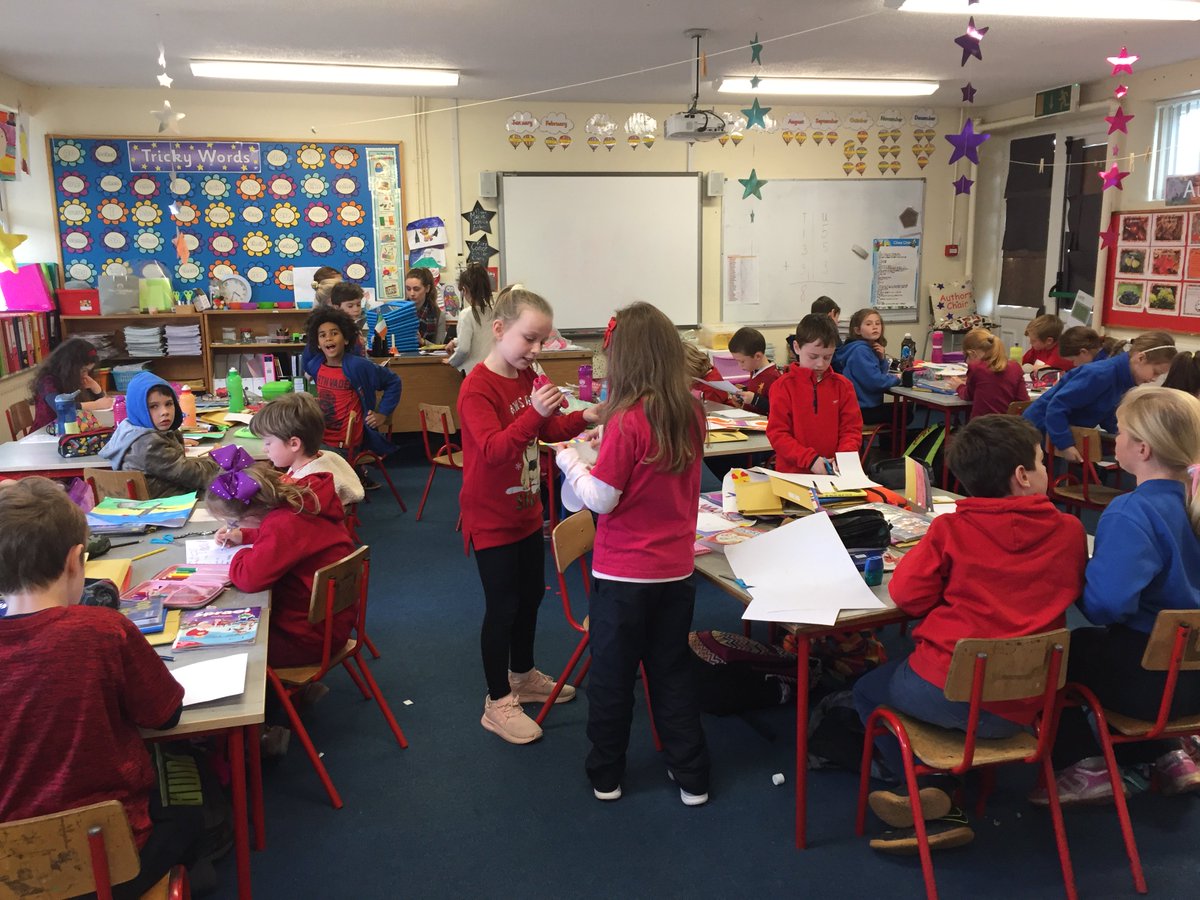 StPatricksNS's tweet photo. Our school blue turned to red as 4th Class led our school initiative to mark SHOW RACISM THE RED CARD DAY, noting that 'we believe in fair play and that we need teamwork, respect, communication and trust among classmates, teammates and our community to achieve our goals'. https://t.co/20EE5NDmr4