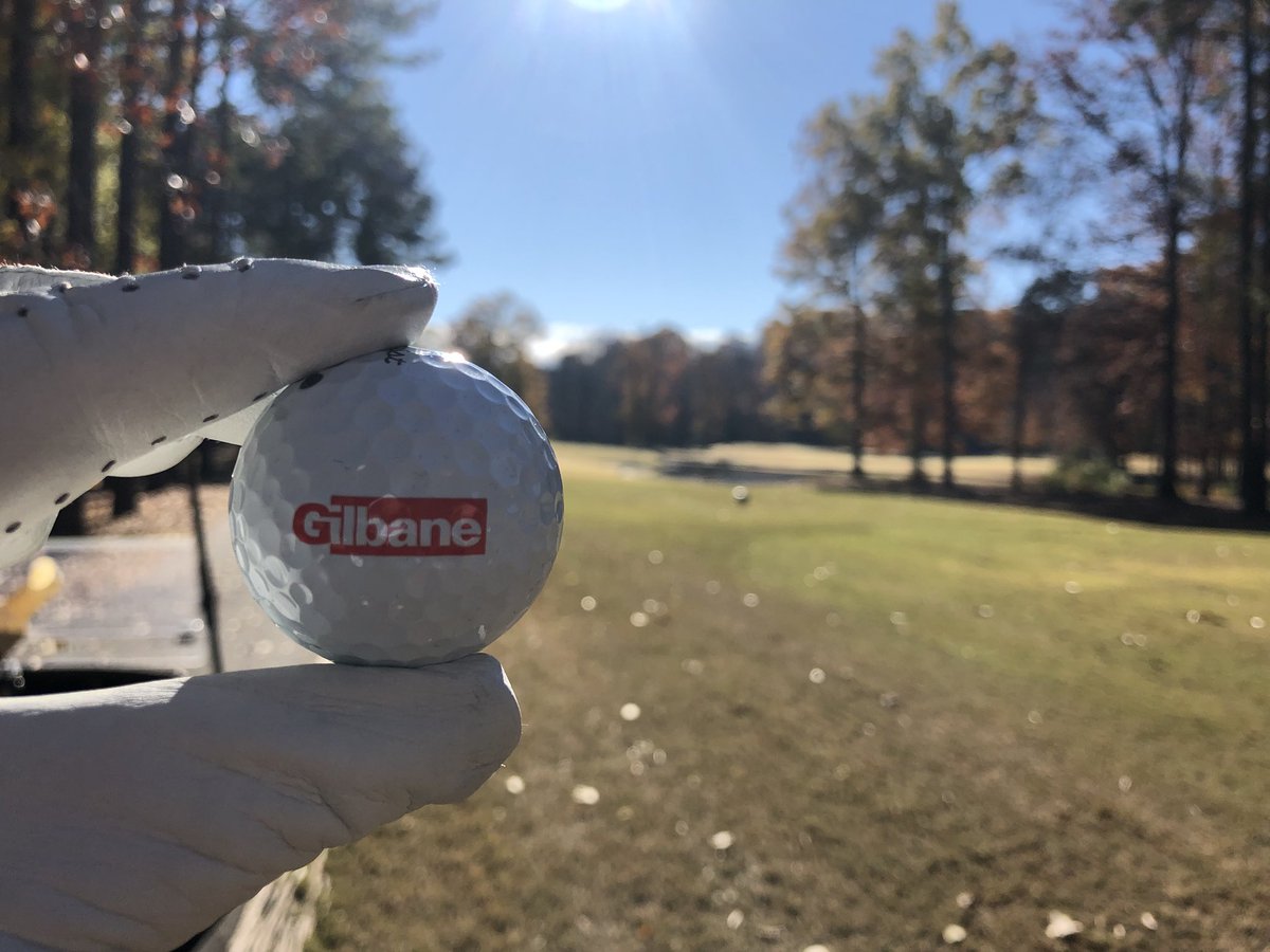 JenSisak's tweet photo. No shopping for me on Black Friday! Look what ball I pulled outta the bag! @GilbaneNC #golfmorning https://t.co/NQmDgAAHfP
