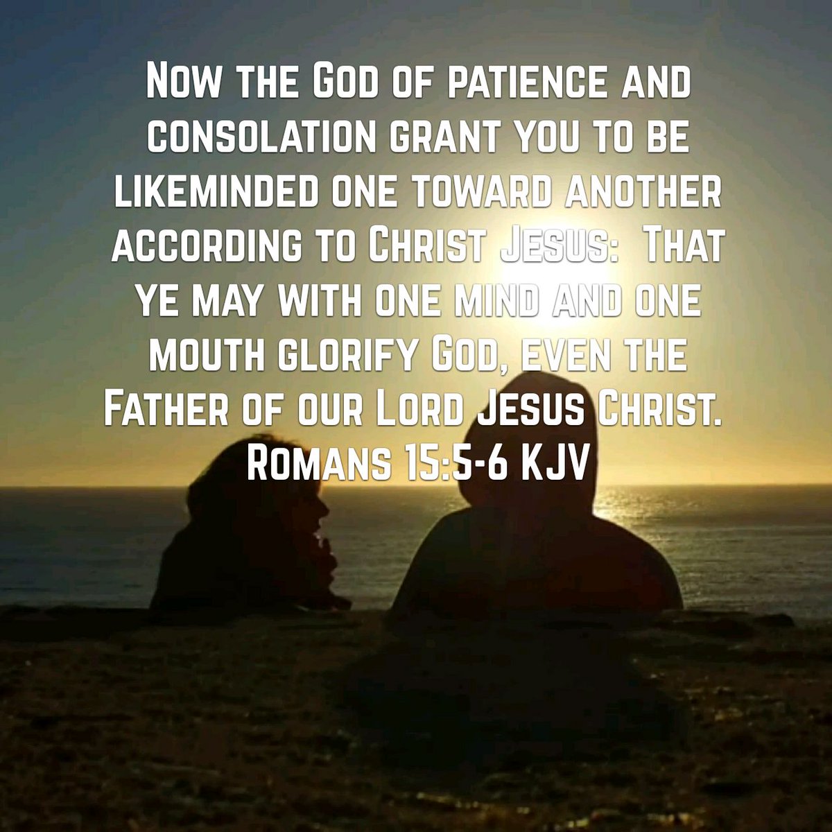 christiangaming's tweet photo. Now the God of patience and consolation grant you to be likeminded one toward another according to Christ Jesus:that ye may with one mind... https://t.co/EfLdTq8ymA