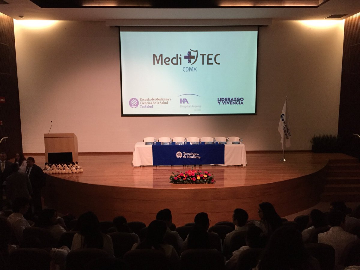 LiFE_CCM's tweet photo. Estamos por comenzar la ceremonia de inauguracion de #MEDITEC @Tec_CCM desde el @hospitalangeles Acoxpa https://t.co/Fi9XWG67Ga