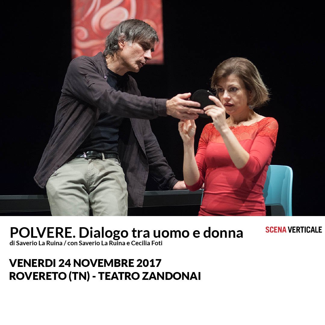 POLVERE di Saverio La Ruina. Questa sera a Rovereto