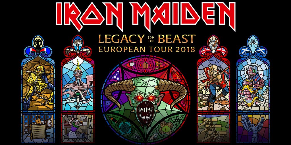IronMaiden's tweet photo. Second night added! 

Friday 6th July - AccorHotels Arena, Paris, FRANCE

Tickets available now - https://t.co/6BTotb5EEe

#IronMaiden #LegacyOfTheBeastTour #Tickets https://t.co/DVdFr67mAu