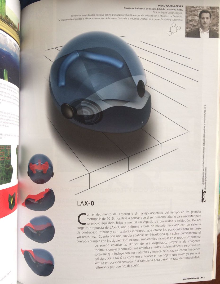 VeraQueEsVerdad's tweet photo. Aquí el testimonio del año 2005 de la publicación en la revista @proyectodiseno de la propuesta #Laxo de @DIGARE https://t.co/c8RjOaeQCh