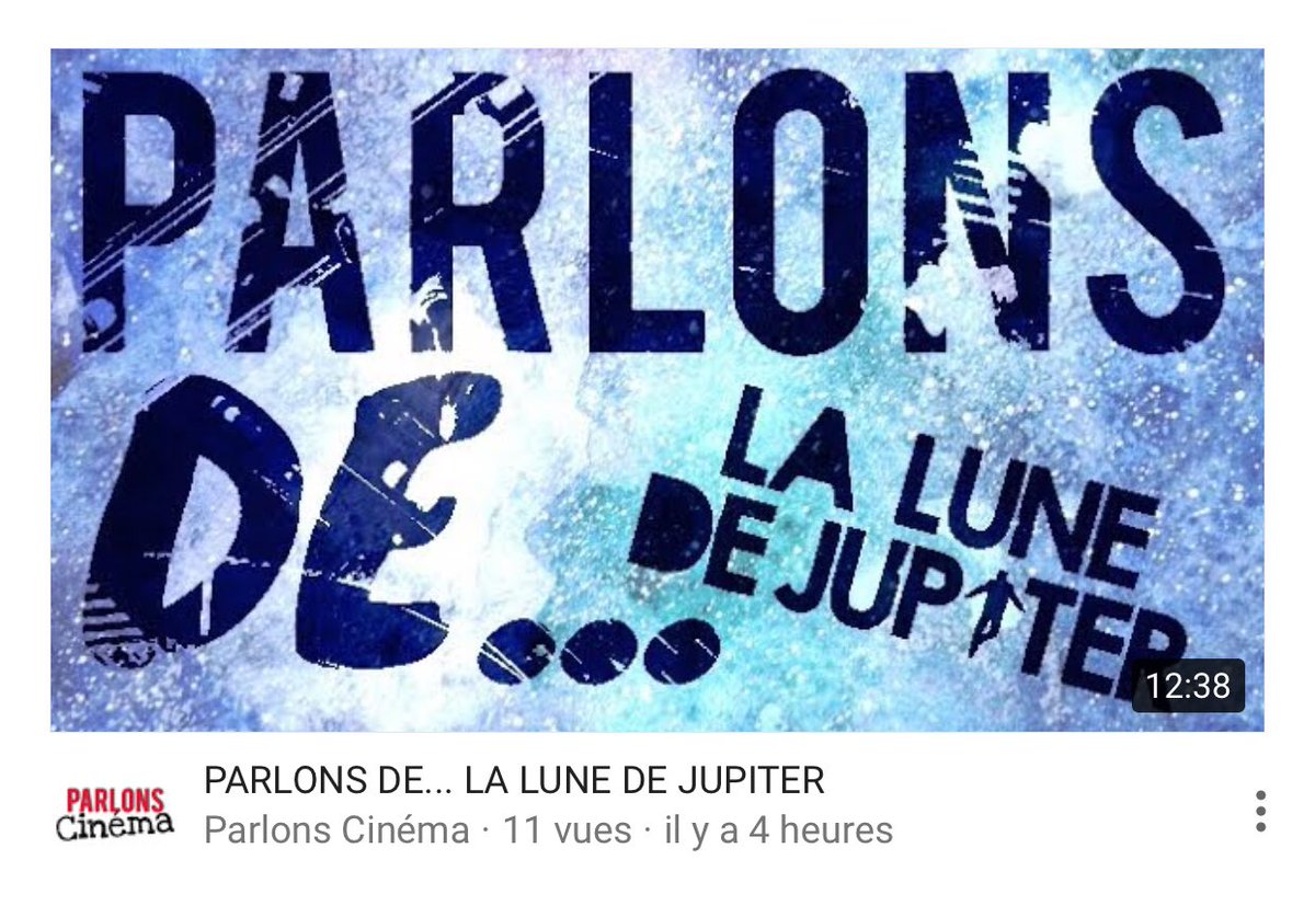 ParlonsCinema's tweet photo. NOUVELLE VIDÉO !!! « PARLONS DE... La Lune De Jupiter » ! Commentez avec nous ce film et parlons-en :) 
https://t.co/dhQT9wNqVd https://t.co/iLd8ZKG8eX