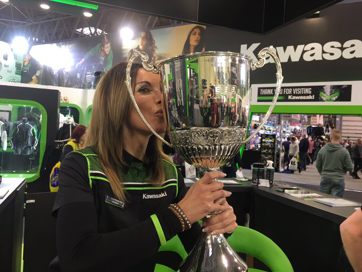 Kawasaki_News's tweet photo. Don't forget: take a photo of yourself at our stand at #MotorcycleLive, post it on Twitter/Instagram with the #kawacamera hashtag & we'll print it out for you to take home. You might even win a watch. https://t.co/05jNjSJWYI