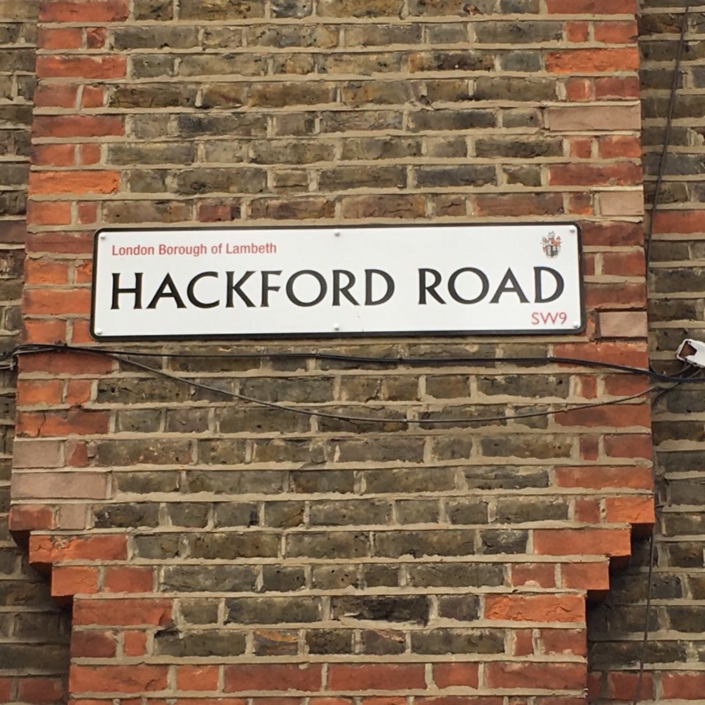 richardprice500's tweet image. En route to the @TypeArchive. No coincidence that all street signs are suddenly in Albertus - a tribute by @atelierwork to Berthold Wolpe, who lived in the area. 
#StructuredPerambulation
#London