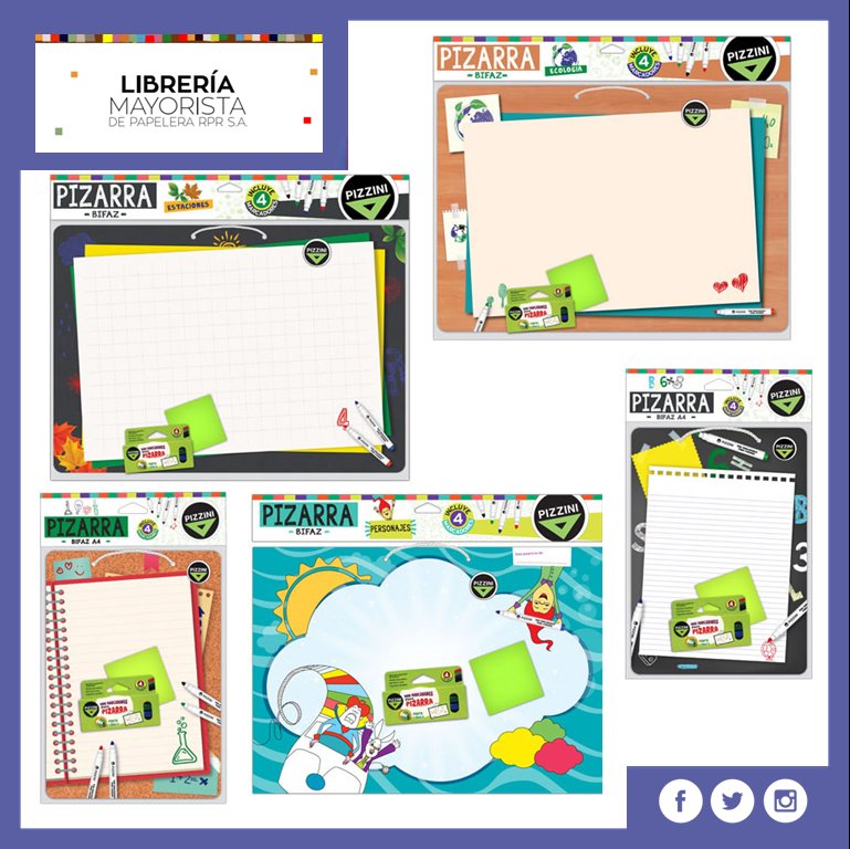 PapeleraRPR's tweet photo. Pizarra Blanca Pizzini
- Pizarra Blanca Escolar Doble Faz 33x47cm  / A4
- 4 Marcadores de Pizarra Rojo Verde Azul y Negro
- Paño Borrador
- Cordel para Colgar
- Divertido Diseño
#Escolar #Diversión #Dibujo #Pizarra  #PapeleraRPR #Papelera #LaPlata https://t.co/93yjKUlGxx