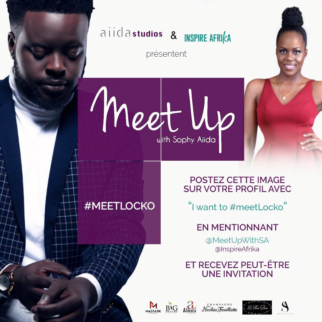 meetupwithsa's tweet photo. #MEETLOCKO tentez votre chance et gagner une invitation pour deux au prochain @meetupwithsa le 30 Novembre prochain à #Paris au programme meet and greet, dédicaces, photos et bien sûr Champagne 💜 hosted by @SophyAiida @lockofficial https://t.co/SOMHsLz6g6
