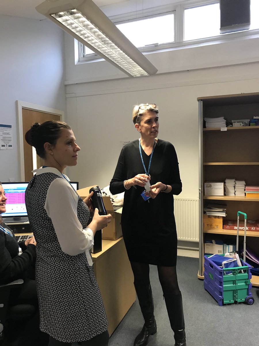 Normafrench's tweet photo. Our District Nursing Team receiving pedometers and water bottles as part of our #DistrictNurseStepChallenge #Whitfit @WhitHealth   Can’t wait to hear the results! @HealthyLDN #healthivingambassadors https://t.co/wI5QPfOjYP
