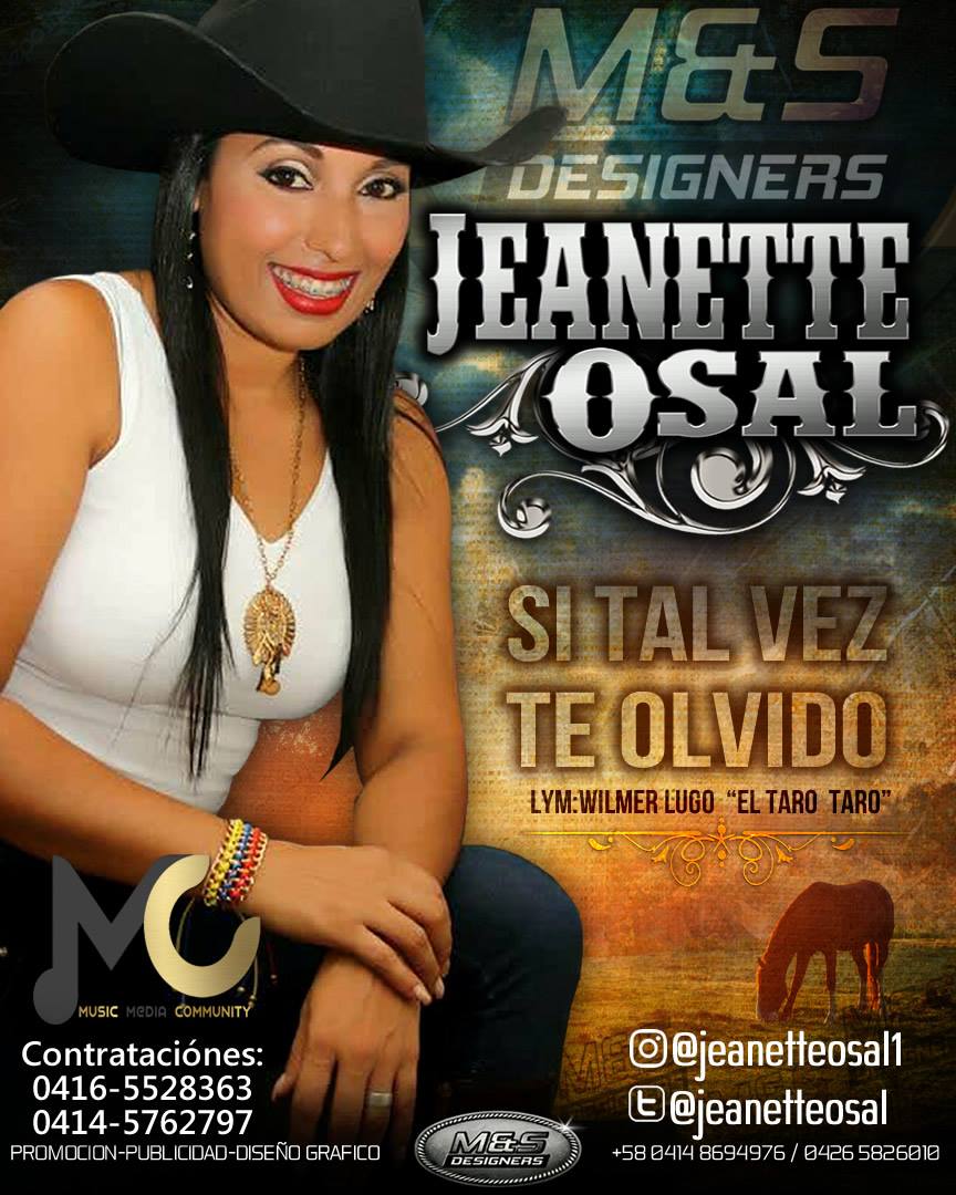 musicmediac's tweet photo. Descargar el nuevo tema promocional de @JEANETTEOSAL 
*SI TAL VEZ TE OLVIDO*
LINK: https://t.co/CDc32ZYHJI … https://t.co/PPfrqQBpek