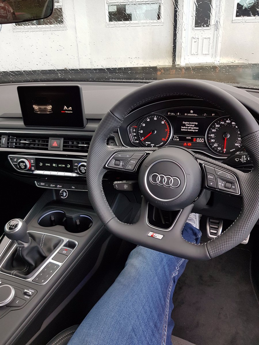 firstvehicle's tweet photo. A new toy for our account manager Ross today. 😍
I think it is safe to say he is one happy boy! 👍 He even went on the lunch run to take his absolute beaut #Audi #A4 Saloon 1.4T FSI Black Edition for it's first spin. 😂
#FirstVehicleLeasing #HappyCustomer #NewCarDay #EnjoyTheRide https://t.co/GCP71uWtZl